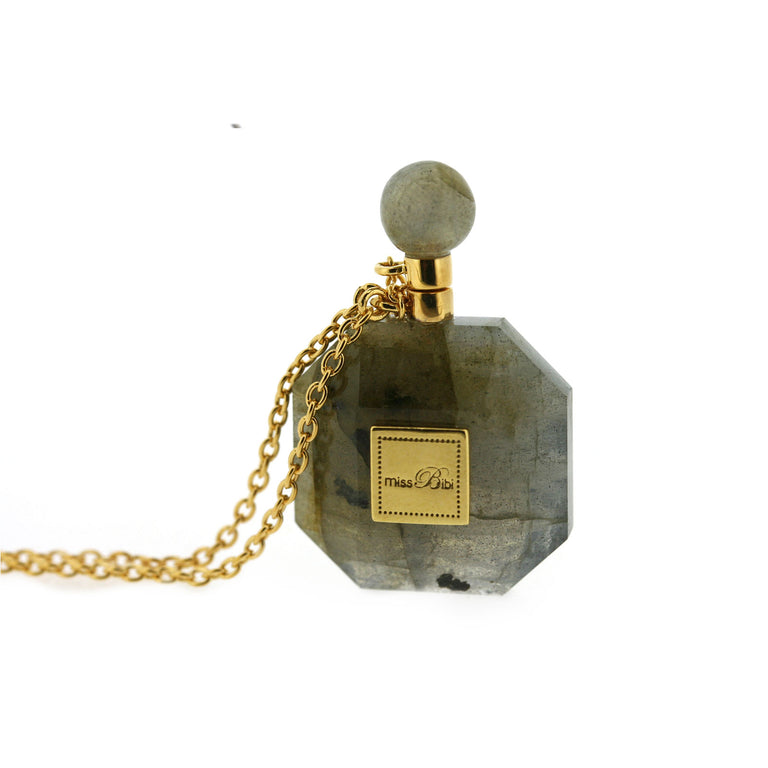 Labradorite parfum necklace