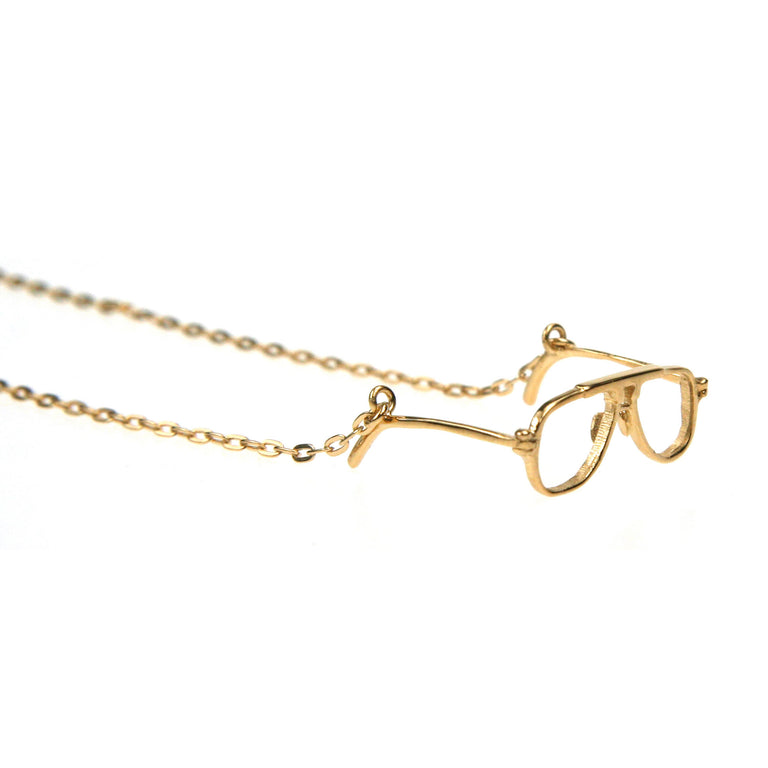 Articulated glasses necklace